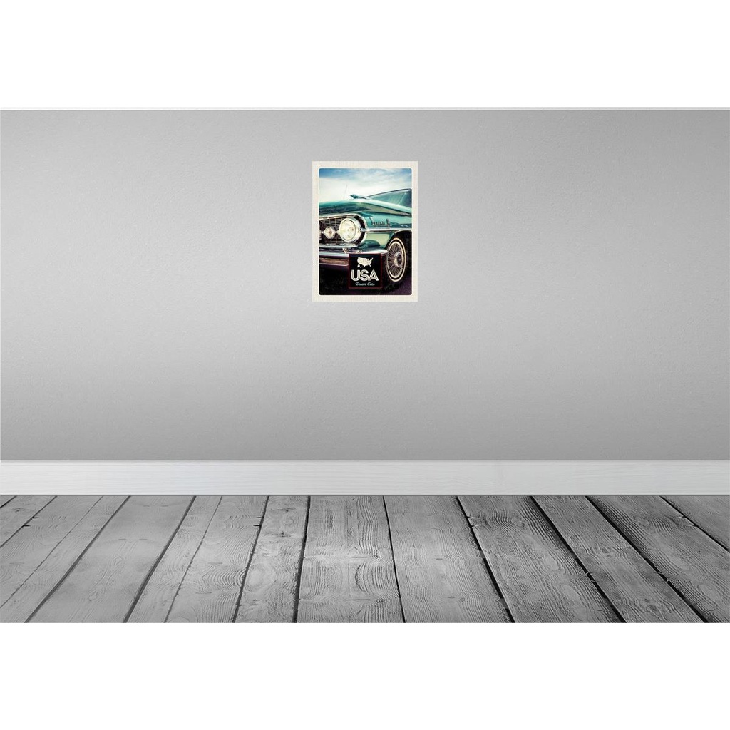 [LA-137262-H] Holzschild 40x30 cm USA Amerika Auro Dynamic 88 blau Bildmotiv Reisemotiv Bild 2