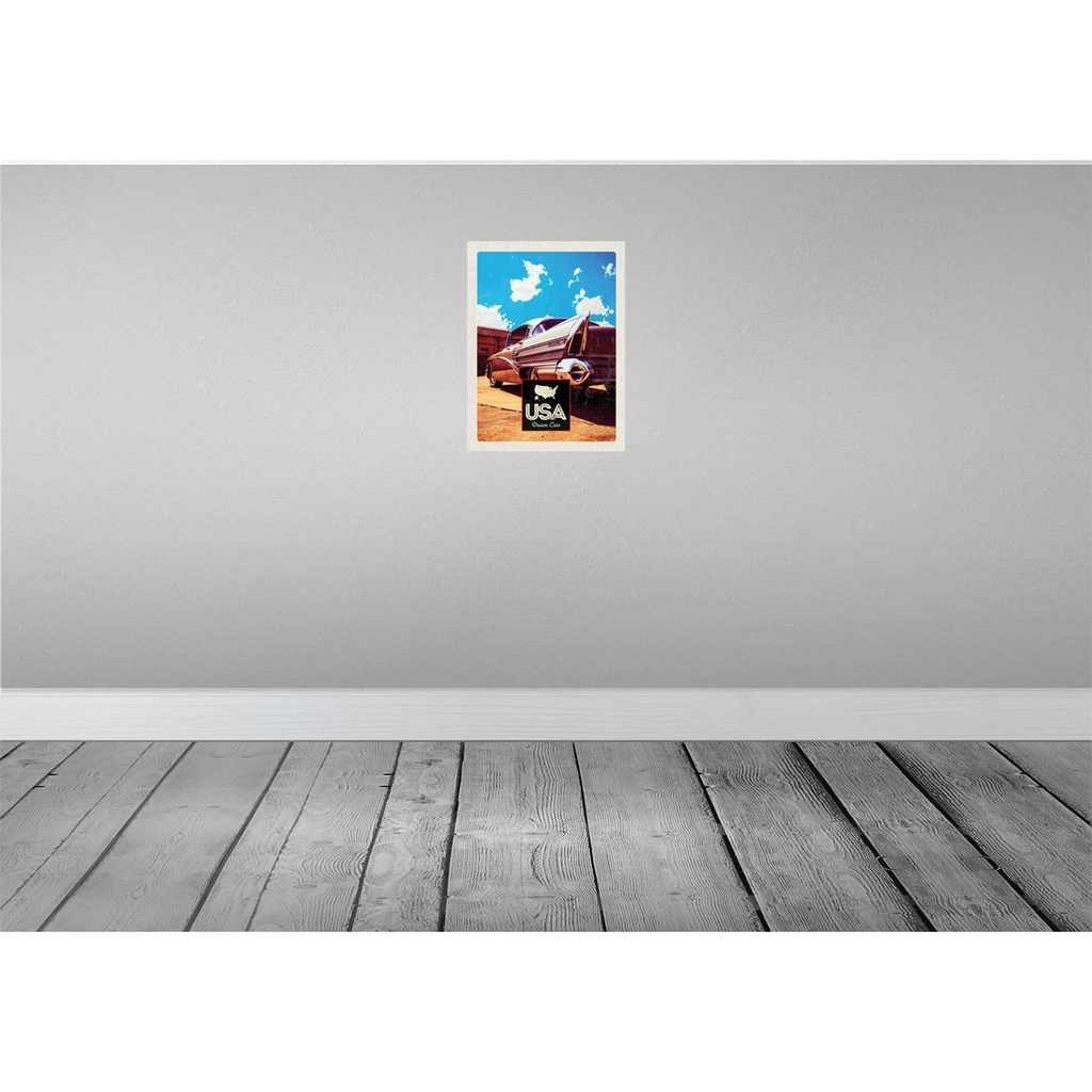 [LA-137263] Blechschild 40x30 cm USA Amerika Urlaub Auto 75 Oldtimer Bildmotiv Reisemotiv Abenteuer Reisen Bild 2