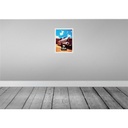 [LA-137263-H] Holzschild 40x30 cm USA Amerika Auto 75 Oldtimer Bildmotiv Reisemotiv Bild 2