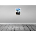 [LA-137270] Blechschild 40x30 cm Amerika Oldtimer Urlaub 90er silber Bildmotiv Reisemotiv Abenteuer Reisen USA Bild 2