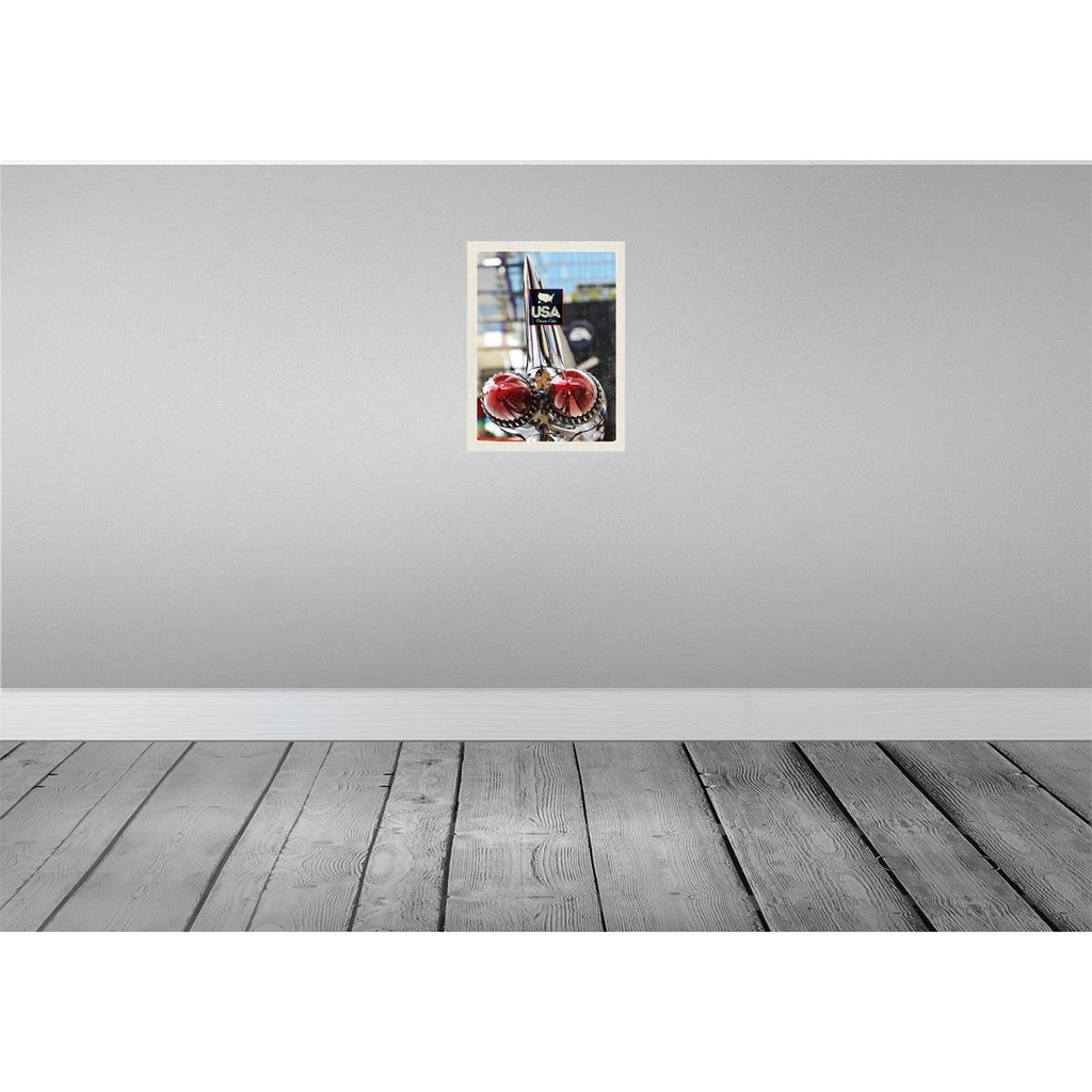 [LA-137284] Blechschild 40x30 cm Amerika Oldtimer USA Urlaub 90er silber PKW Bildmotiv Reisemotiv Abenteuer Reisen Bild 2