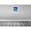 [LA-137293-H] Holzschild 40x30 cm Bora InselSonne Strand Bildmotiv Reisemotiv Straße Stadt Bild 2
