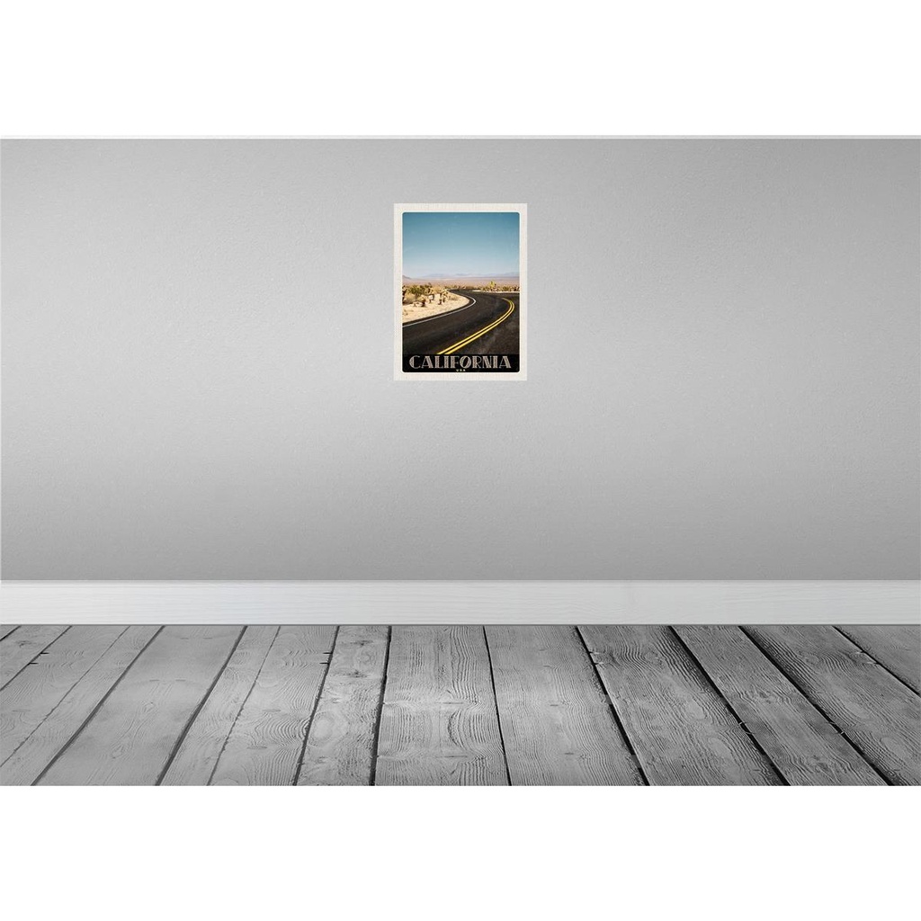 [LA-137322] Blechschild 40x30 cm California Amerika USA Urlaub Strand Straße Wüste Bildmotiv Reisemotiv Abenteuer Reisen Bild 2