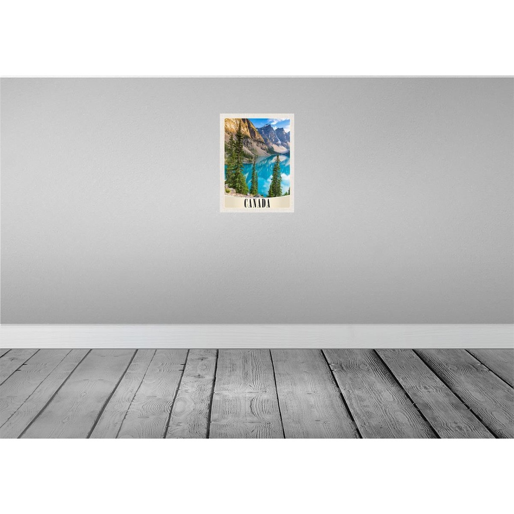 [LA-137325] Blechschild 40x30 cm Kanada Europa USA Urlaub Schnee Winter Meer Bildmotiv Reisemotiv Abenteuer Reisen Amerika Bild 2