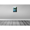 [LA-137326] Blechschild 40x30 cm Kanada Winter Amerika USA Urlaub Schnee Natur Wald Fluss Bildmotiv Reisemotiv Abenteuer Reisen Bild 2