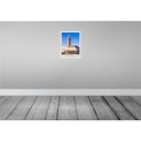 [LA-137338] Blechschild 40x30 cm Casablanca Marokko Häuser Architektur Afrika Bildmotiv Reisemotiv Abenteuer Reisen Europa Urlaub Bild 2