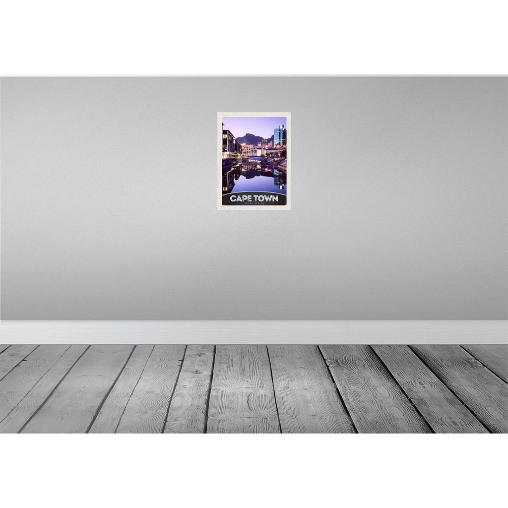 [LA-137342] Blechschild 40x30 cm Kapstadt Südafrika Urlaub Stadt Luxus Bildmotiv Reisemotiv Abenteuer Reisen Straße Bild 2