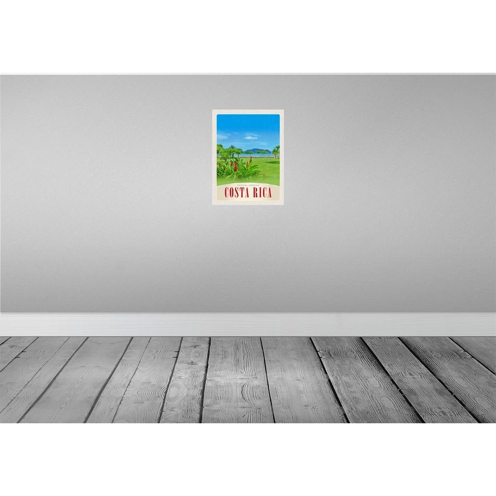 [LA-137343] Blechschild 40x30 cm Costa Rica Amerika USA Urlaub Central Strand Meer Bildmotiv Reisemotiv Abenteuer Reisen Bild 2
