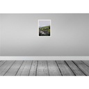 [LA-137352-H] Holzschild 40x30 cm Dänemark Faroe Islands Häuser Wiese Bildmotiv Reisemotiv Europa Bild 2