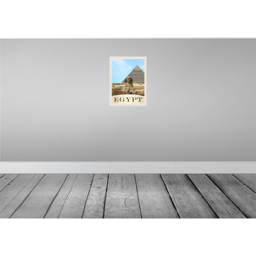 [LA-137356] Blechschild 40x30 cm Ägypten Afrika Pyramide Wüste Bildmotiv Reisemotiv Abenteuer Reisen Urlaub Bild 2