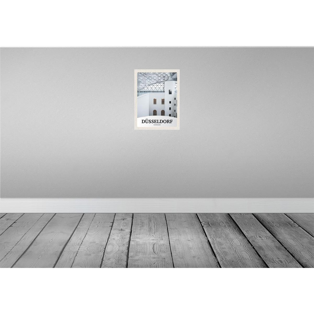 [LA-137360] Blechschild 40x30 cm Düsseldorf Deutschland Architektur Bildmotiv Reisemotiv Abenteuer Reisen Urlaub Bild 2