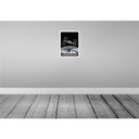 [LA-137379] Blechschild 40x30 cm Weltraum Satelitenschüssel Erde Bildmotiv Reisemotiv Abenteuer Reisen Dekoration Urlaub Bild 2