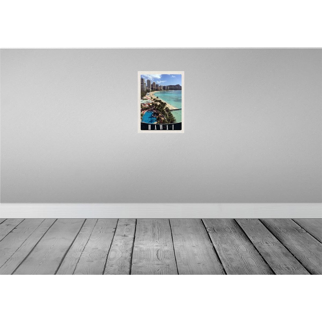 [LA-137386] Blechschild 40x30 cm Hawai Insel Urlaub Amerika USAStrand Bildmotiv Reisemotiv Abenteuer Reisen USA Bild 2
