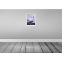 [LA-137396] Blechschild 40x30 cm Lofoten Island Urlaub Norwegen Winter Schnee Bildmotiv Reisemotiv Abenteuer Reisen Europa Bild 2