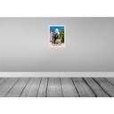 [LA-137407-H] Holzschild 40x30 cm Leipzig Skulptur Johann Sebastian Bach Bildmotiv Reisemotiv Europa Bild 2