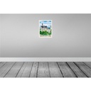 [LA-137436-H] Holzschild 40x30 cm Neuschwanstein Schloss Architektur Bildmotiv Reisemotiv Europa Bild 2