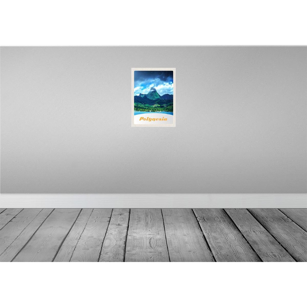 [LA-137461] Blechschild 40x30 cm Polynesien Insel Australien Pazifik Bildmotiv Reisemotiv Abenteuer Reisen Urlaub Bild 2