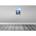 [LA-137469] Blechschild 40x30 cm Santorini Insel Urlaub weiße Häuser Bildmotiv Reisemotiv Abenteuer Reisen Straße Stadt Bild 2