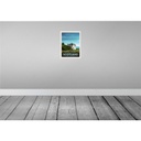 [LA-137491-H] Holzschild 40x30 cm Schottland Europa Natur Wiese Haus Bildmotiv Reisemotiv Bild 2