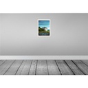 [LA-137493-H] Holzschild 40x30 cm Schottland Europa Natur Wiese Haus Bildmotiv Reisemotiv Bild 2