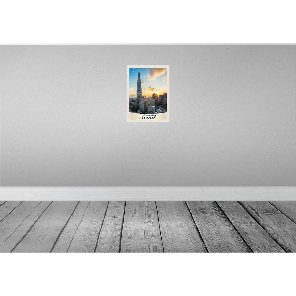 [LA-137499] Blechschild 40x30 cm Seoul Süd Häuser Architektur Korea Stadt Bildmotiv Reisemotiv Abenteuer Reisen Urlaub Bild 2