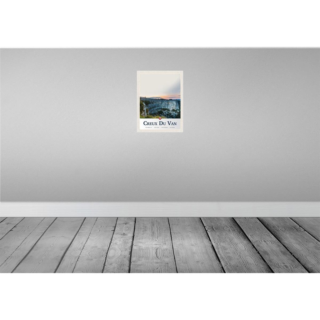 [LA-137539] Blechschild 40x30 cm Creux du Europa Urlaub Van Schweiz Gebirge Bildmotiv Reisemotiv Abenteuer Reisen Bild 2