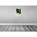 [LA-137556] Blechschild 40x30 cm Giessbachfall Wald Wasserfall Natur Bildmotiv Reisemotiv Abenteuer Reisen Europa Urlaub Bild 2