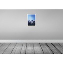 [LA-137558-H] Holzschild 40x30 cm Gornergrat Schweiz Gebirge Winterzeit Bildmotiv Reisemotiv Europa Bild 2