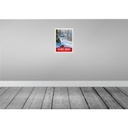 [LA-137560-H] Holzschild 40x30 cm Gruyeres Greyerz Schweiz Schnee Bildmotiv Reisemotiv Europa Bild 2