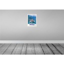[LA-137569-H] Holzschild 40x30 cm Urnersee Schweiz Europa Schiff Gebirge Bildmotiv Reisemotiv Bild 2