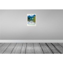 [LA-137576-H] Holzschild 40x30 cm Seealpsee SchweizWälder Natur Bildmotiv Reisemotiv Europa Bild 2