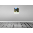 [LA-137577-H] Holzschild 40x30 cm Tamangur Schweiz Natur Wald Bäume Bildmotiv Reisemotiv Europa Bild 2