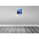 [LA-137609] Blechschild 40x30 cm Österreich See Schnee Winterzeit Bildmotiv Reisemotiv Abenteuer Reisen Europa Urlaub Bild 2