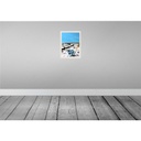 [LA-137612-H] Holzschild 40x30 cm Ostsee Deutschland Schnee Winterzeit Bildmotiv Reisemotiv Europa Bild 2
