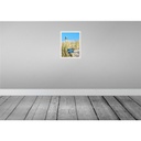 [LA-137616] Blechschild 40x30 cm Ostsee Strand Sand Leuchtturm Bildmotiv Reisemotiv Abenteuer Reisen Urlaub Bild 2
