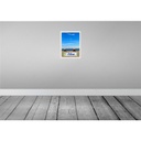 [LA-137619] Blechschild 40x30 cm Ostsee Strandkorb Meer Strand Bildmotiv Reisemotiv Abenteuer Reisen Urlaub Bild 2