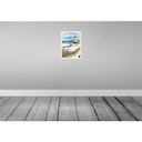 [LA-137620-H] Holzschild 40x30 cm Ostsee Strand Rettungsschwimmer Bildmotiv Reisemotiv Europa Bild 2