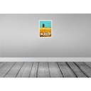 [LA-137622-H] Holzschild 40x30 cm Ostsee Turm Natur WeideHimmel Bildmotiv Reisemotiv Abenteuer Reisen Bild 2