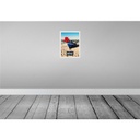 [LA-137635] Blechschild 40x30 cm Binz Strand Deutschland Meer Bildmotiv Reisemotiv Abenteuer Reisen Urlaub Bild 2