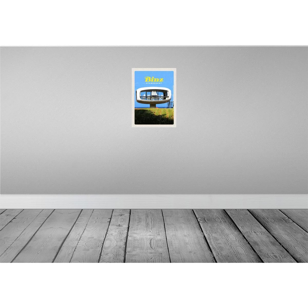 [LA-137640-H] Holzschild 40x30 cm Binz Standesamt Meer Strand Ehegelübde Bildmotiv Reisemotiv Abenteuer Reisen Bild 2