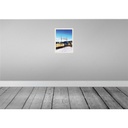 [LA-137647-H] Holzschild 40x30 cm Seebad Binz Schnee Winterzeit Meer Bildmotiv Reisemotiv Europa Bild 2