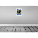 [LA-137679-H] Holzschild 40x30 cm Bad Gastein Österreich See Natur Wald Bildmotiv Reisemotiv Abenteuer Reisen Bild 2