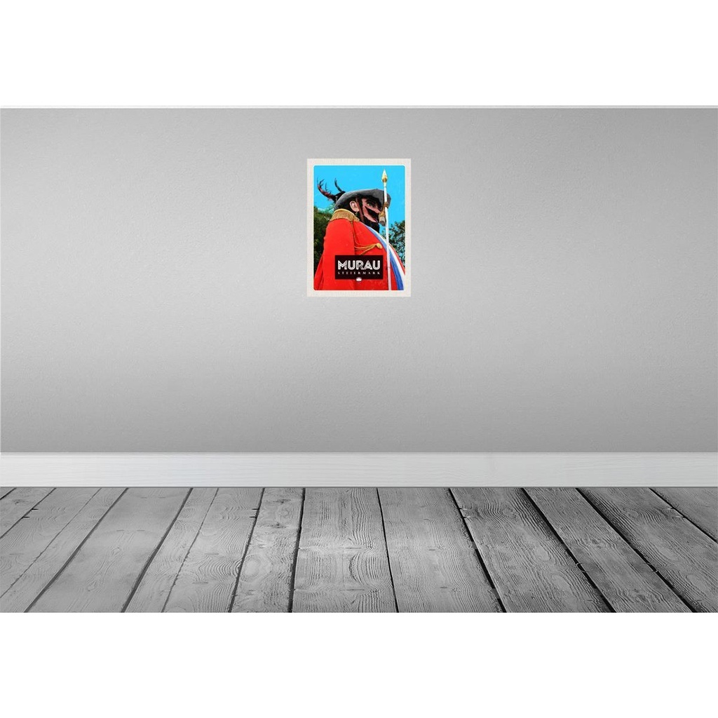 [LA-137710] Blechschild 40x30 cm Murau Steiermark Samsonumzug Samson Bildmotiv Reisemotiv Abenteuer Reisen Urlaub Bild 2