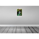 [LA-137717-H] Holzschild 40x30 cm Pongau Österreich Wasserfall Natur Bildmotiv Reisemotiv Europa Bild 2