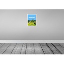 [LA-137741] Blechschild 40x30 cm Berwang Österreich Weide Gebirge Natur Bildmotiv Reisemotiv Abenteuer Reisen Urlaub Bild 2