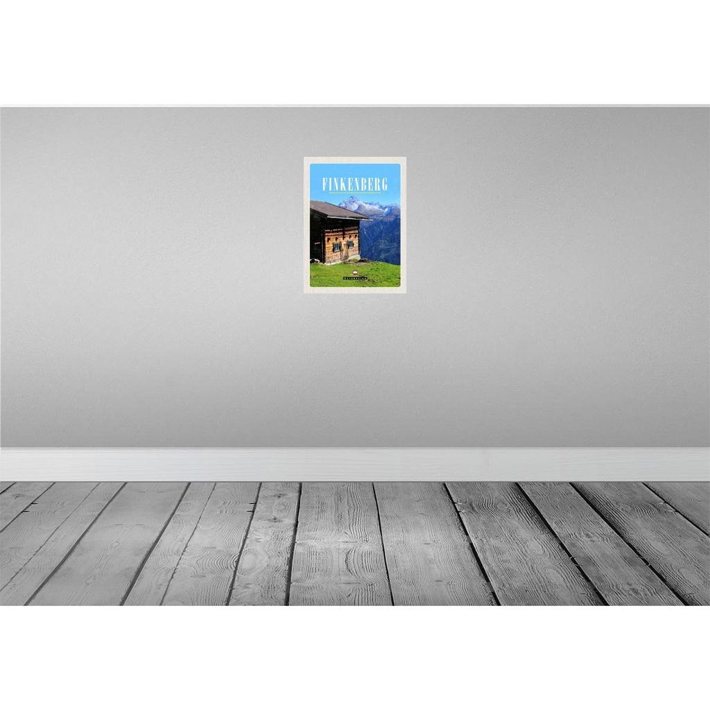 [LA-137752] Blechschild 40x30 cm Finkenberg Natur Reisen Urlaub Haus Berg wandern Bildmotiv Reisemotiv Essen Trinken Abenteuer Bild 2