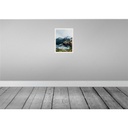[LA-137761-H] Holzschild 40x30 cm Hallstattersee Berge Schiff Boot Berg Bildmotiv Reisemotiv Essen Trinken Bild 2