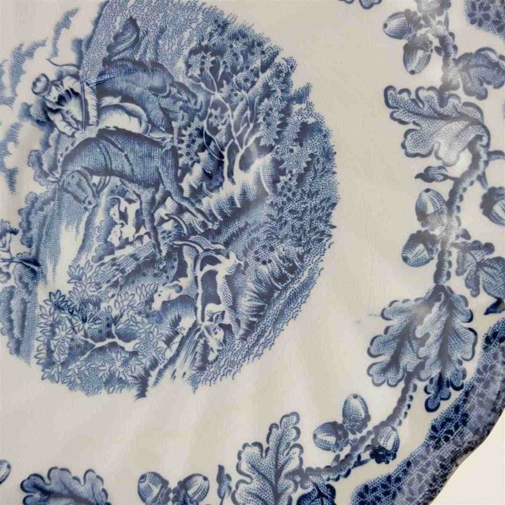 [1780516] Untertasse für Kaffee 14,6 cm Myott Country Life Blau gebraucht - sehr gut Bild 2