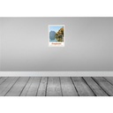 [LA-137817] Blechschild 40x30 cm Lugano Schweiz Europa Urlaub See Ausblick auf Berg Bildmotiv Reisemotiv Abenteuer Reisen Bild 2