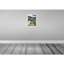 [LA-137827] Blechschild 40x30 cm Alpenzüge Schweiz Österreich Natur Bildmotiv Reisemotiv Abenteuer Reisen Urlaub Bild 2